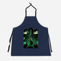 Link Lineart Shadow Nebula-Unisex-Kitchen-Apron-Astrobot Invention