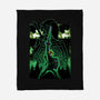 Link Lineart Shadow Nebula-None-Fleece-Blanket-Astrobot Invention