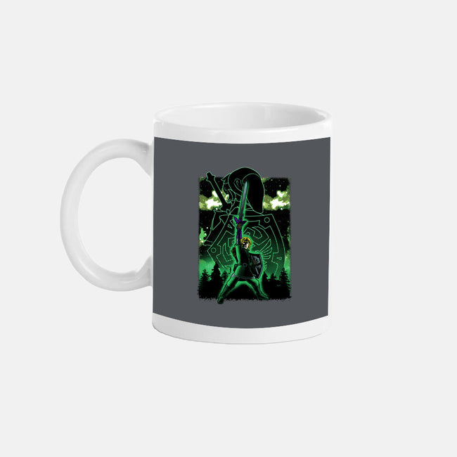 Link Lineart Shadow Nebula-None-Mug-Drinkware-Astrobot Invention