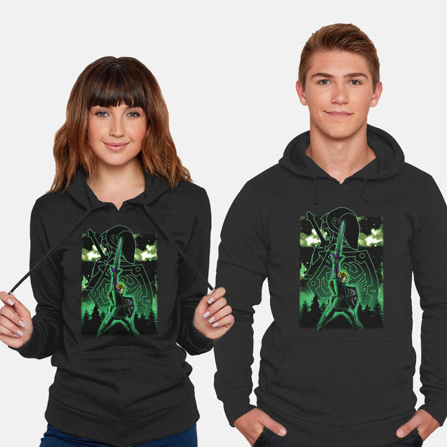Link Lineart Shadow Nebula-Unisex-Pullover-Sweatshirt-Astrobot Invention