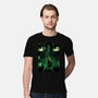 Link Lineart Shadow Nebula-Mens-Premium-Tee-Astrobot Invention