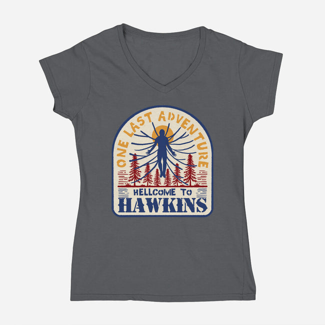 One Last Adventure-Womens-V-Neck-Tee-spoilerinc