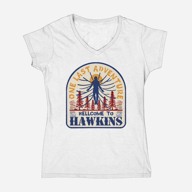 One Last Adventure-Womens-V-Neck-Tee-spoilerinc