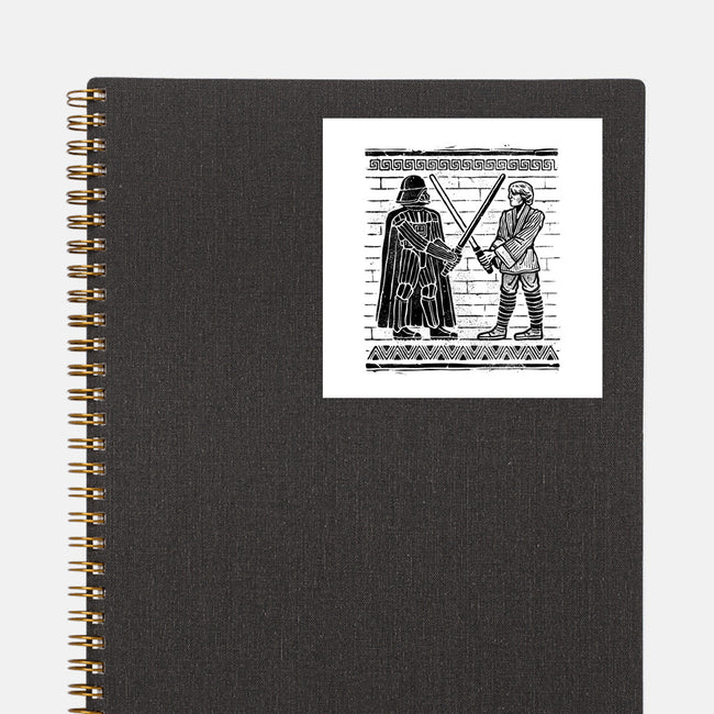 Galactic Glyph-None-Glossy-Sticker-glitchygorilla