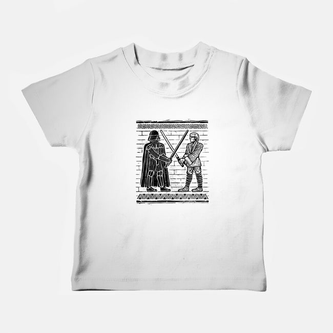 Galactic Glyph-Baby-Basic-Tee-glitchygorilla