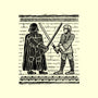 Galactic Glyph-None-Adjustable Tote-Bag-glitchygorilla
