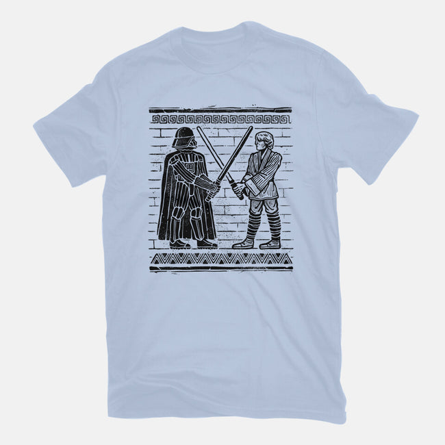 Galactic Glyph-Womens-Fitted-Tee-glitchygorilla