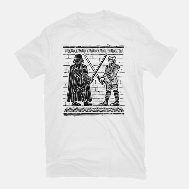 Galactic Glyph-Womens-Fitted-Tee-glitchygorilla