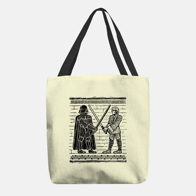 Galactic Glyph-None-Basic Tote-Bag-glitchygorilla