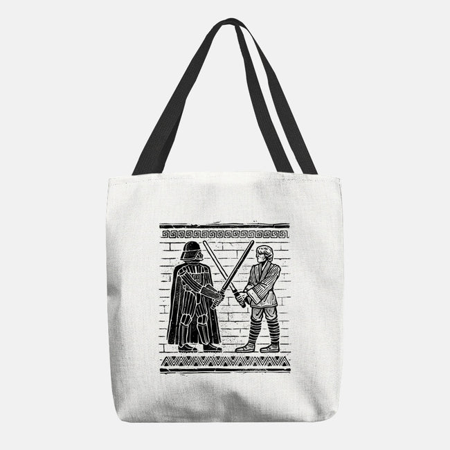 Galactic Glyph-None-Basic Tote-Bag-glitchygorilla