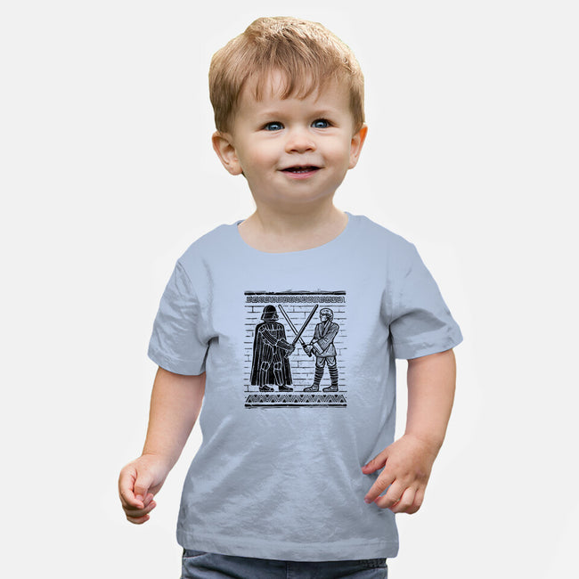 Galactic Glyph-Baby-Basic-Tee-glitchygorilla