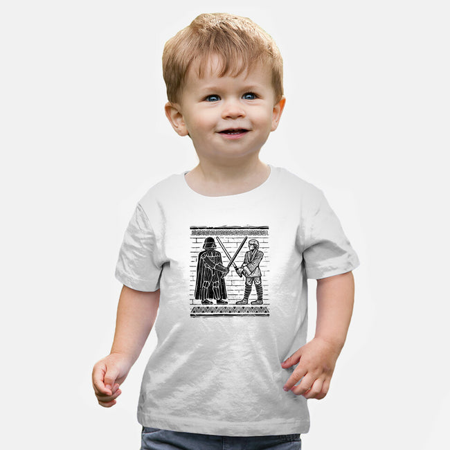 Galactic Glyph-Baby-Basic-Tee-glitchygorilla