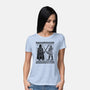 Galactic Glyph-Womens-Basic-Tee-glitchygorilla