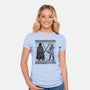 Galactic Glyph-Womens-Fitted-Tee-glitchygorilla