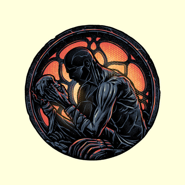 Shadow Of The Creation-Unisex-Kitchen-Apron-glitchygorilla