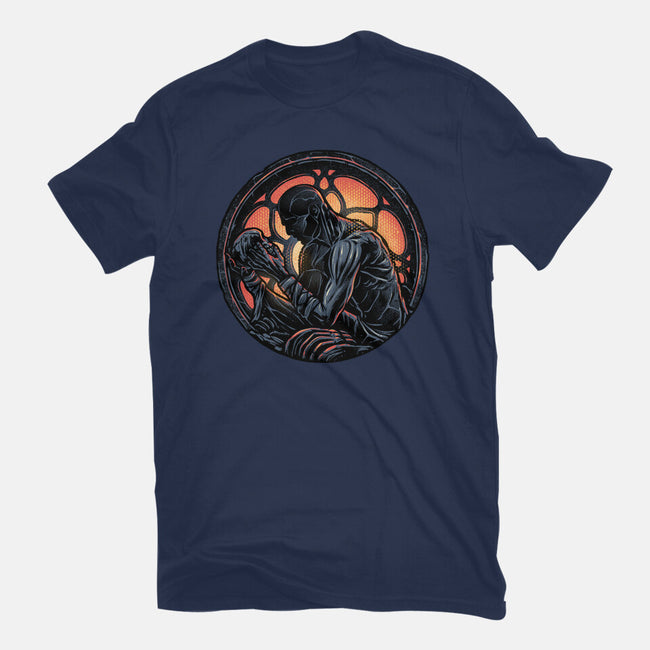 Shadow Of The Creation-Womens-Fitted-Tee-glitchygorilla
