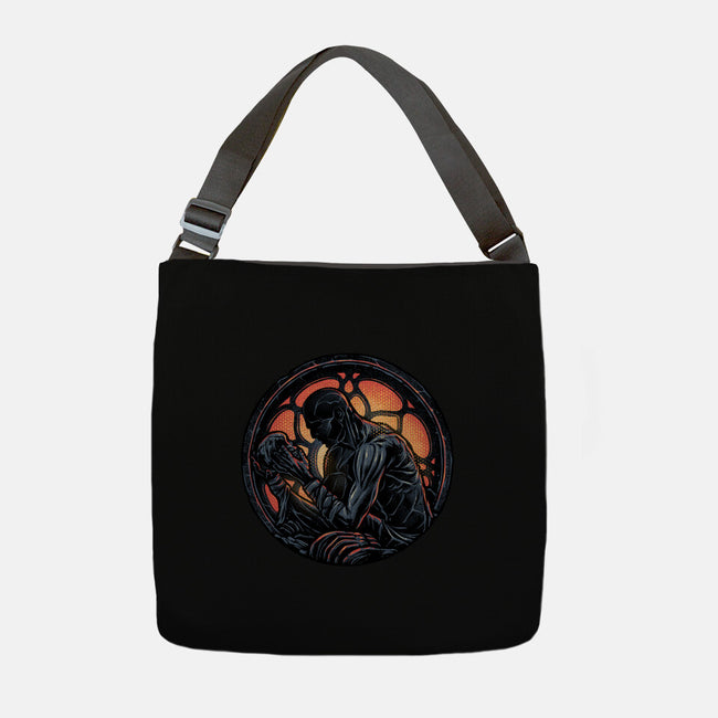 Shadow Of The Creation-None-Adjustable Tote-Bag-glitchygorilla