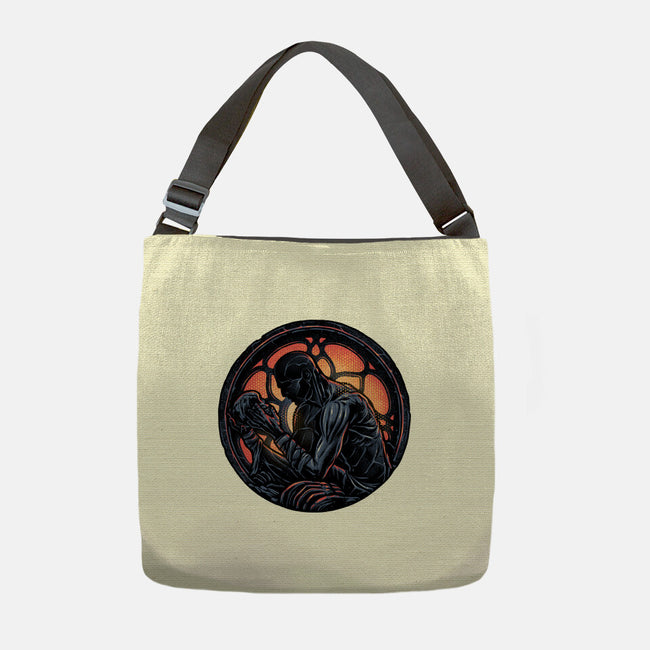 Shadow Of The Creation-None-Adjustable Tote-Bag-glitchygorilla