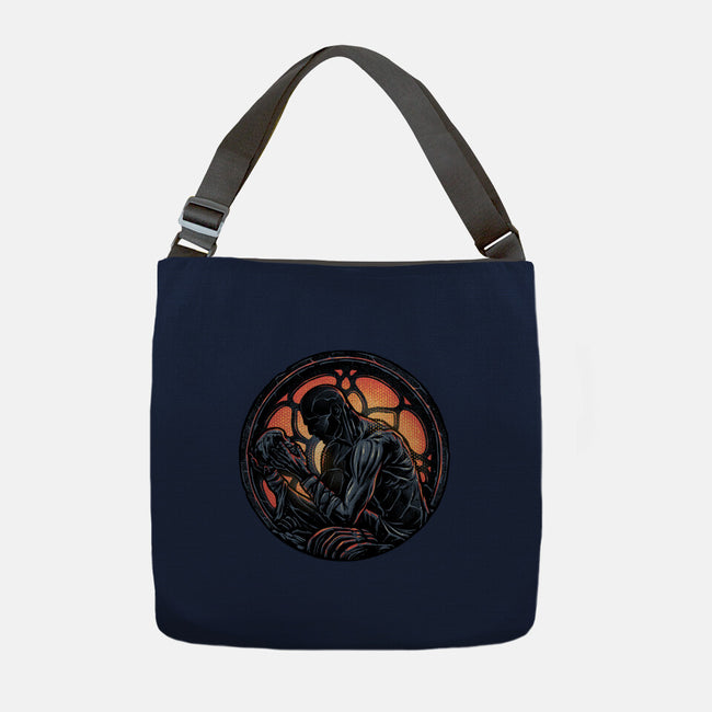 Shadow Of The Creation-None-Adjustable Tote-Bag-glitchygorilla