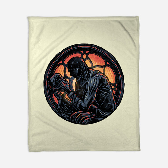Shadow Of The Creation-None-Fleece-Blanket-glitchygorilla