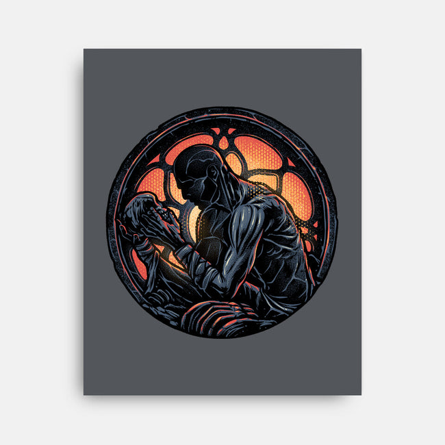 Shadow Of The Creation-None-Stretched-Canvas-glitchygorilla