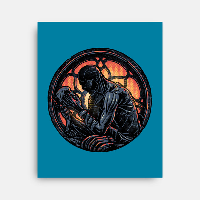 Shadow Of The Creation-None-Stretched-Canvas-glitchygorilla