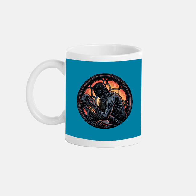 Shadow Of The Creation-None-Mug-Drinkware-glitchygorilla