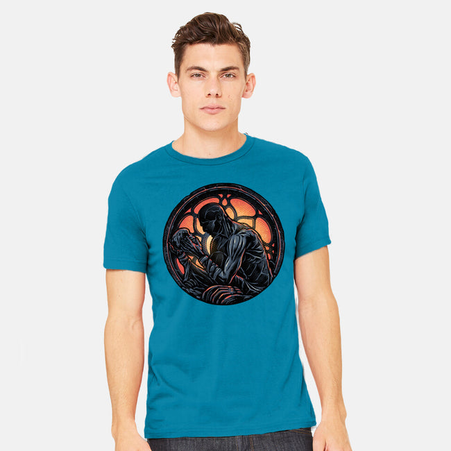 Shadow Of The Creation-Mens-Heavyweight-Tee-glitchygorilla
