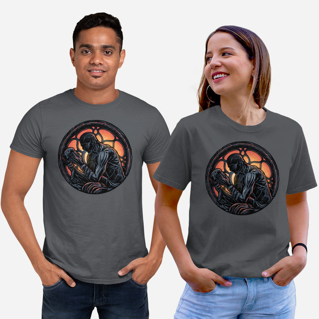 Shadow Of The Creation-Unisex-Basic-Tee-glitchygorilla