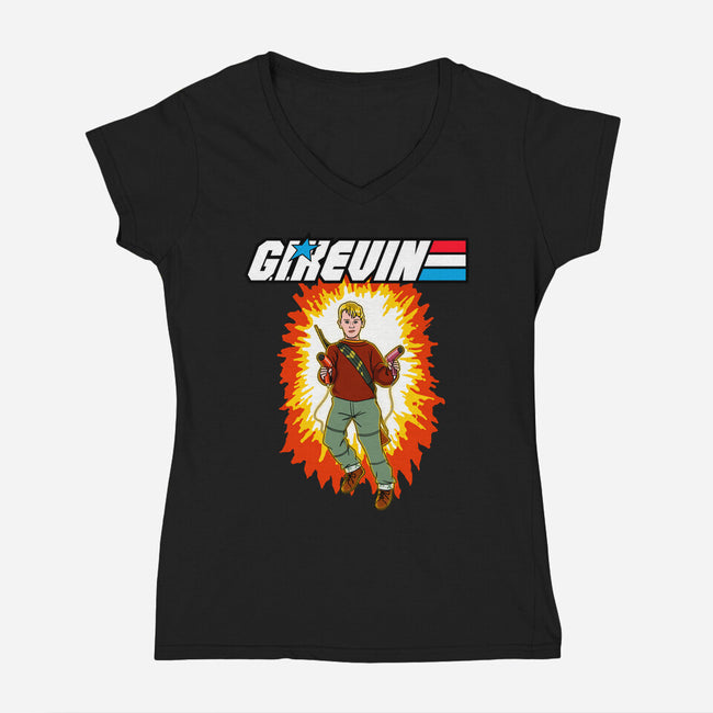 GI Kevin-Womens-V-Neck-Tee-jasesa