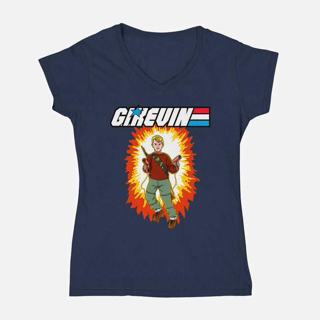 GI Kevin-Womens-V-Neck-Tee-jasesa