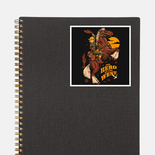 The Hero Of The West-None-Glossy-Sticker-eduely