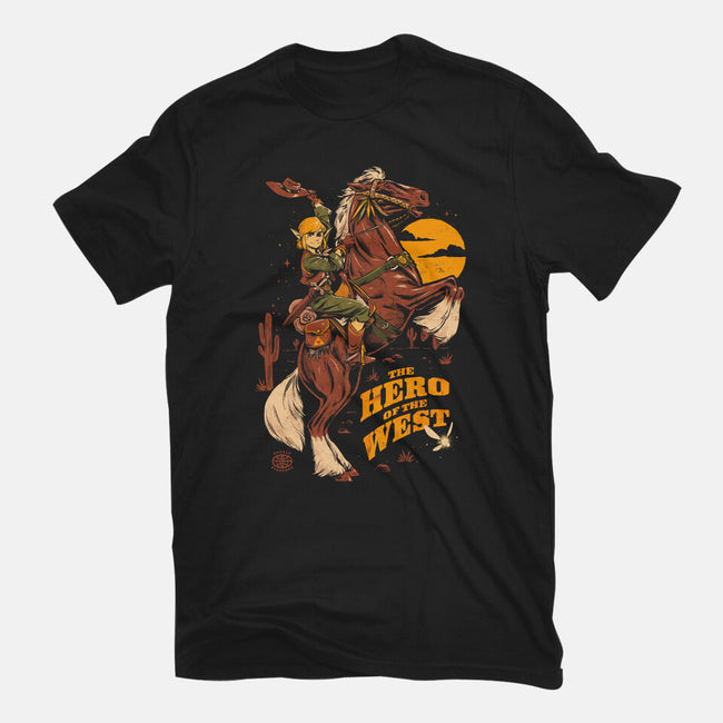 The Hero Of The West-Womens-Fitted-Tee-eduely