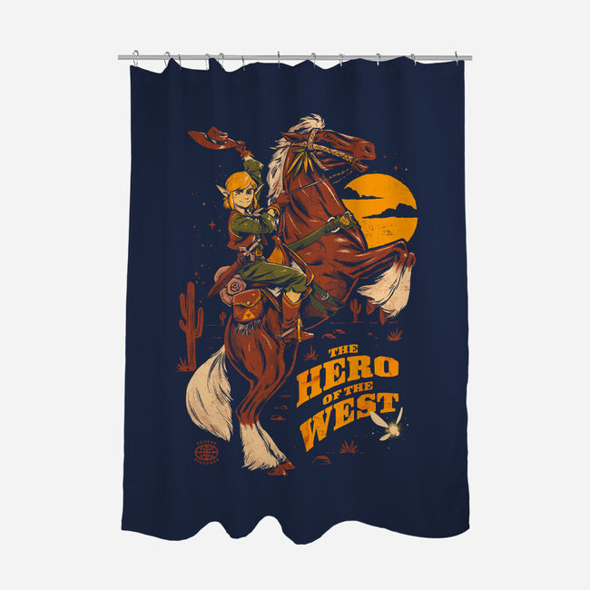 The Hero Of The West-None-Polyester-Shower Curtain-eduely