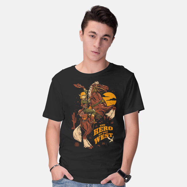 The Hero Of The West-Mens-Basic-Tee-eduely