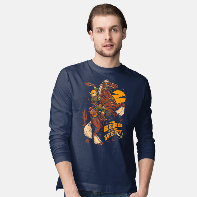 The Hero Of The West-Mens-Long Sleeved-Tee-eduely