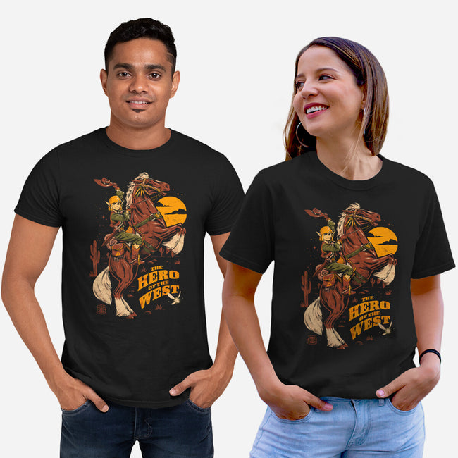 The Hero Of The West-Unisex-Basic-Tee-eduely