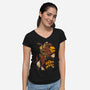 The Hero Of The West-Womens-V-Neck-Tee-eduely
