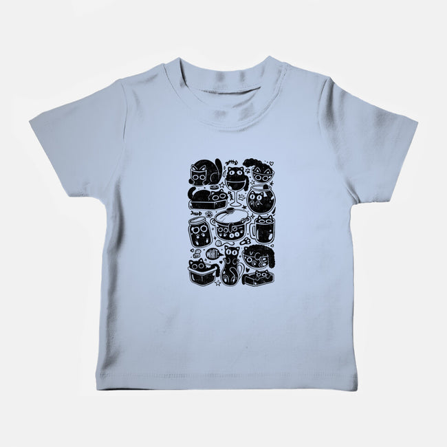Kitchen Kittens-Baby-Basic-Tee-eduely
