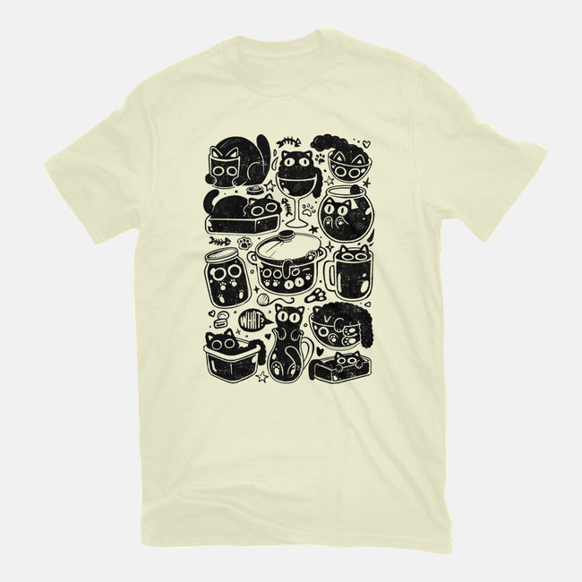 Kitchen Kittens-Mens-Basic-Tee-eduely