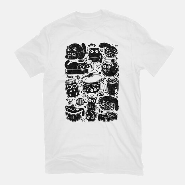 Kitchen Kittens-Womens-Fitted-Tee-eduely
