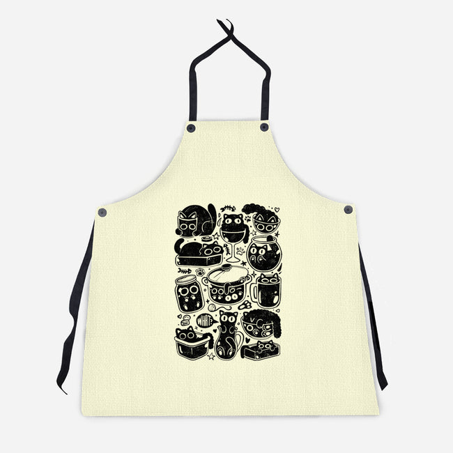 Kitchen Kittens-Unisex-Kitchen-Apron-eduely