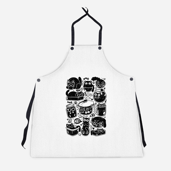 Kitchen Kittens-Unisex-Kitchen-Apron-eduely