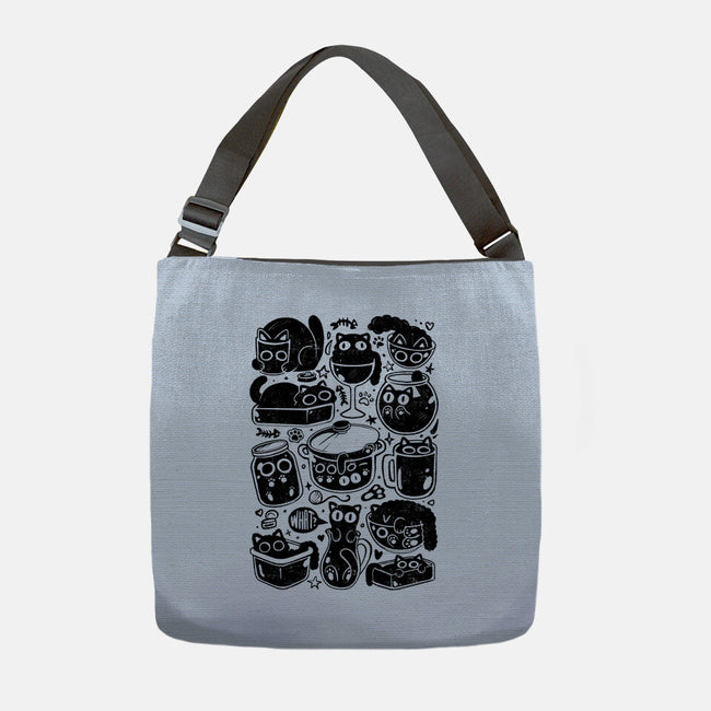 Kitchen Kittens-None-Adjustable Tote-Bag-eduely