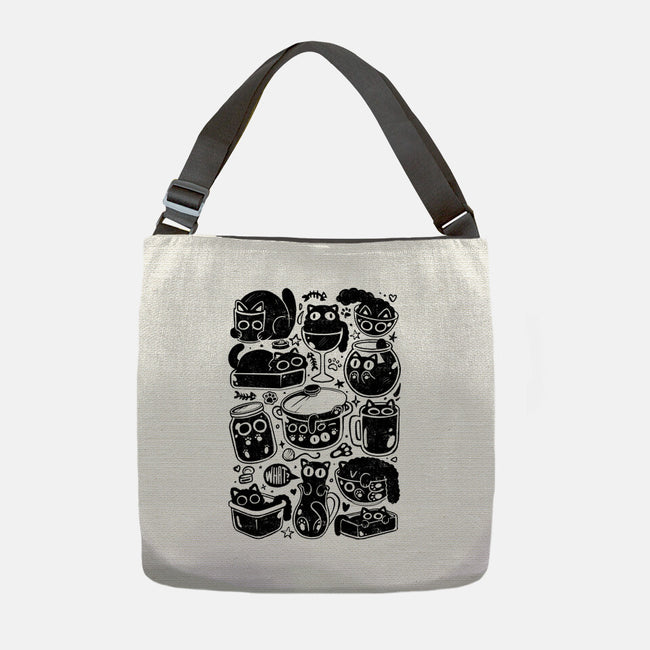 Kitchen Kittens-None-Adjustable Tote-Bag-eduely