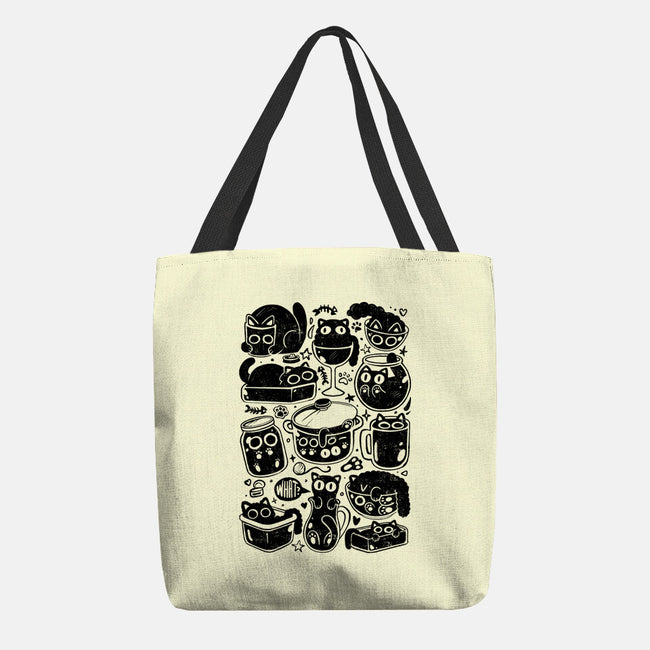 Kitchen Kittens-None-Basic Tote-Bag-eduely