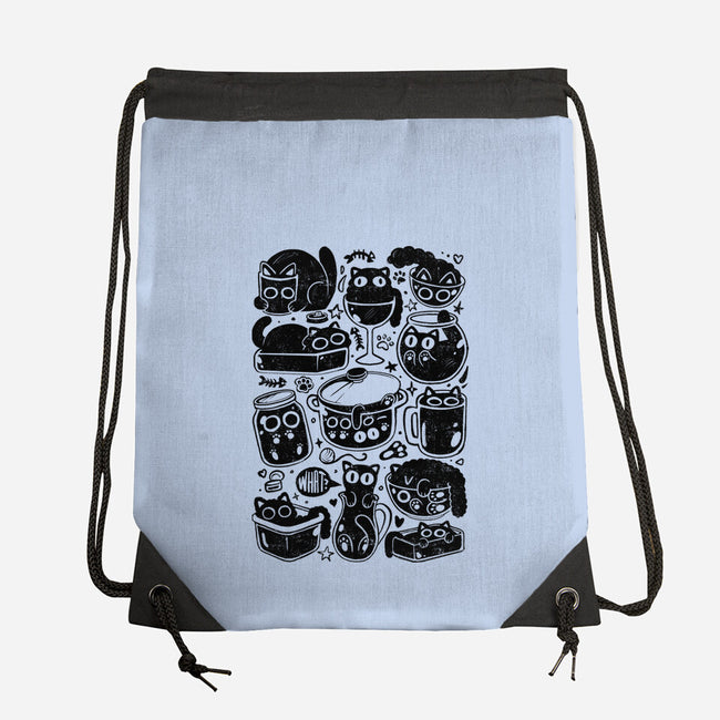 Kitchen Kittens-None-Drawstring-Bag-eduely