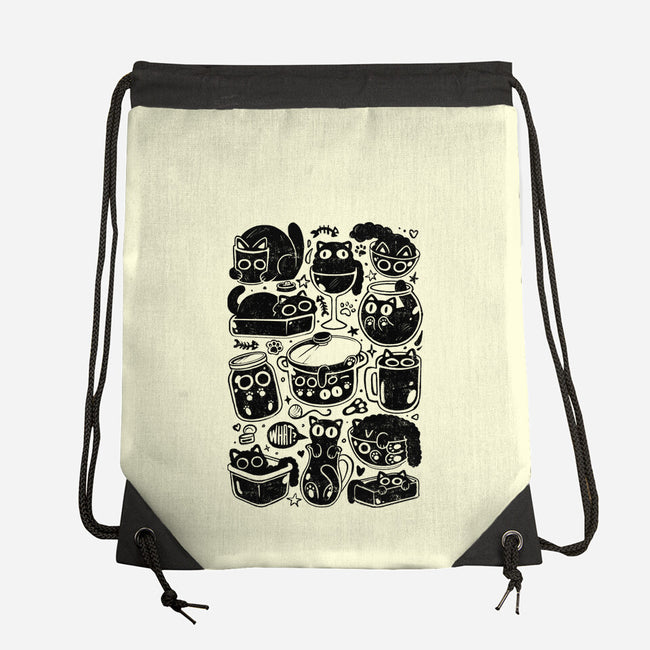 Kitchen Kittens-None-Drawstring-Bag-eduely