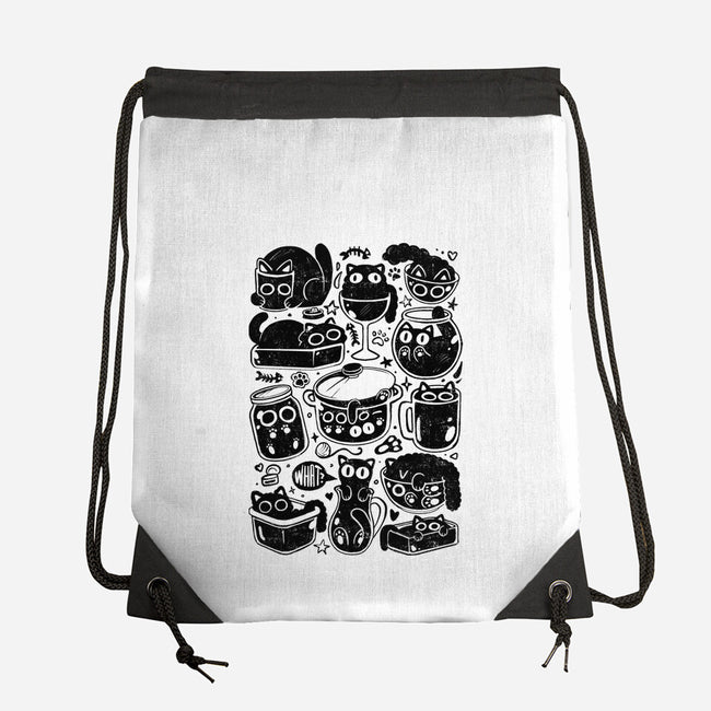 Kitchen Kittens-None-Drawstring-Bag-eduely