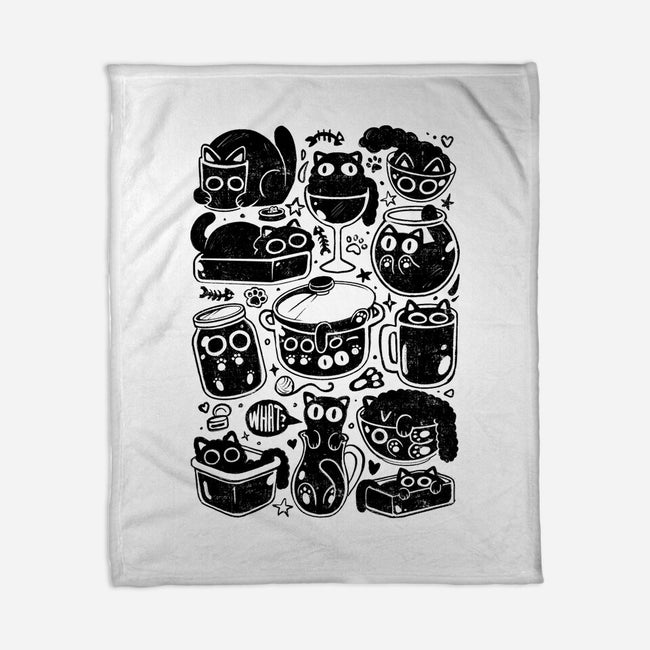 Kitchen Kittens-None-Fleece-Blanket-eduely